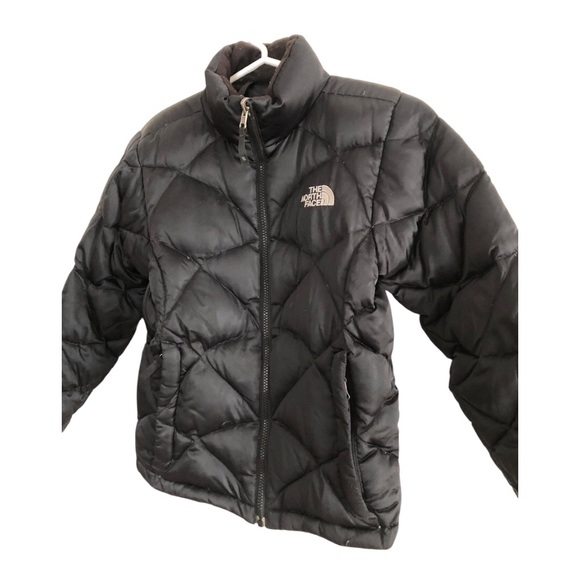 The North Face 550 Down Quilted Puffer Jacket Girls Medium - Picture 2 of 7